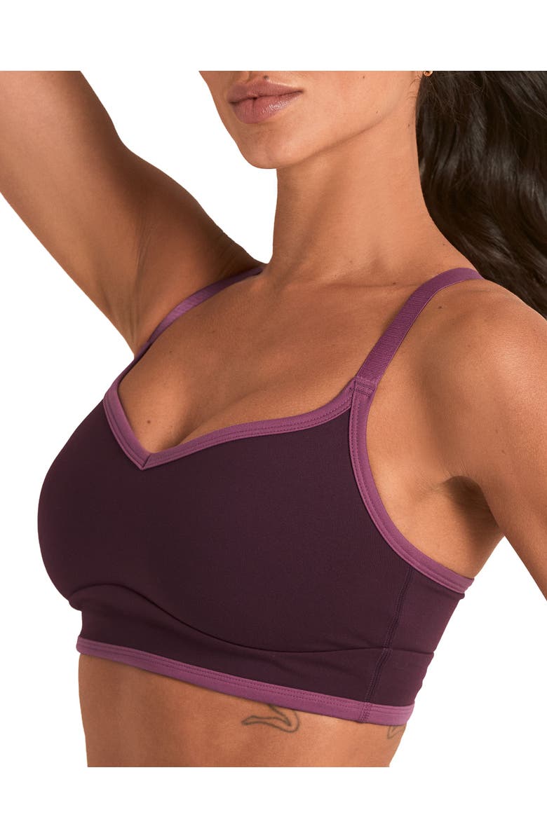 Adore Me Clarity Sports Bra, Alternate, color, Dark Purple