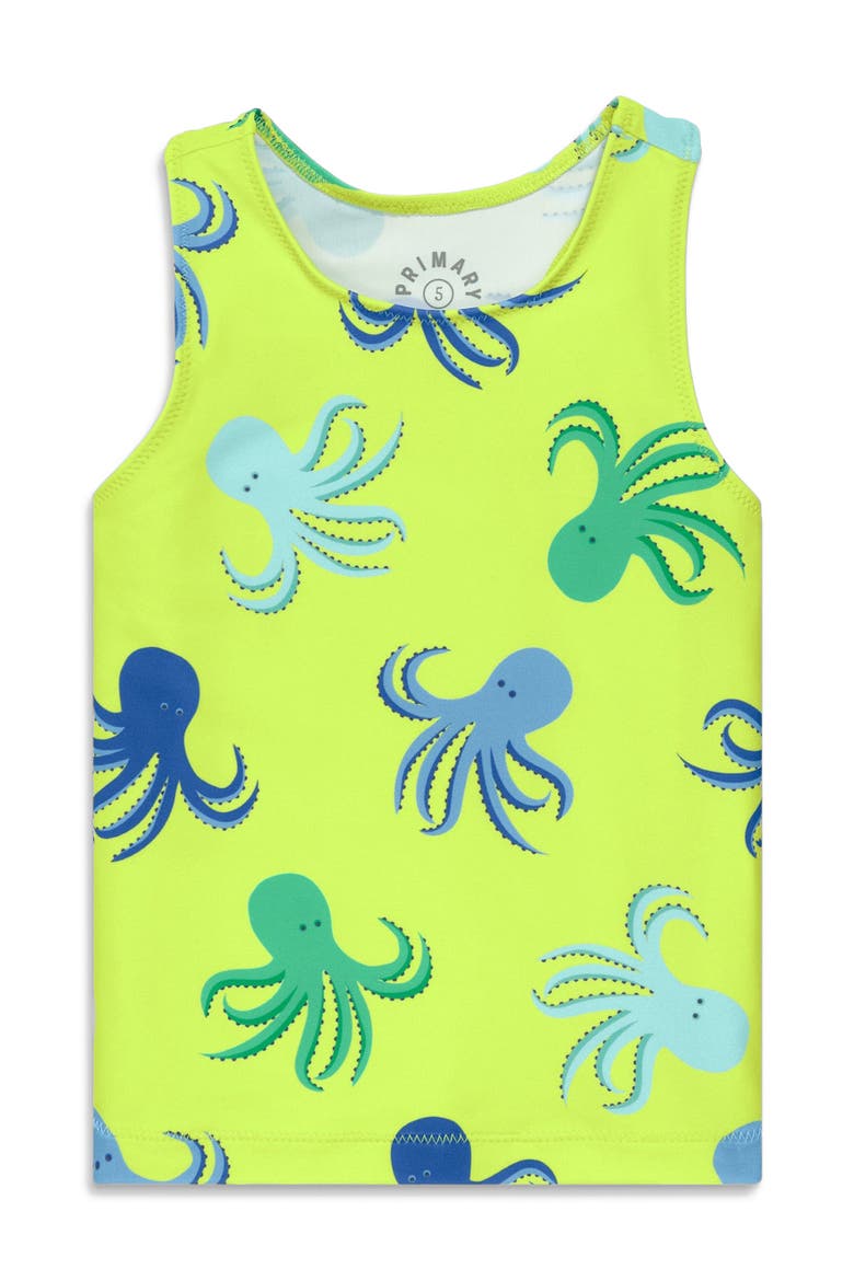 Kids Swim Tank In Ocean Pals, Main, color, Lime Octopus