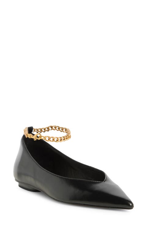 Ankle Chain Ballet Flat (Women)