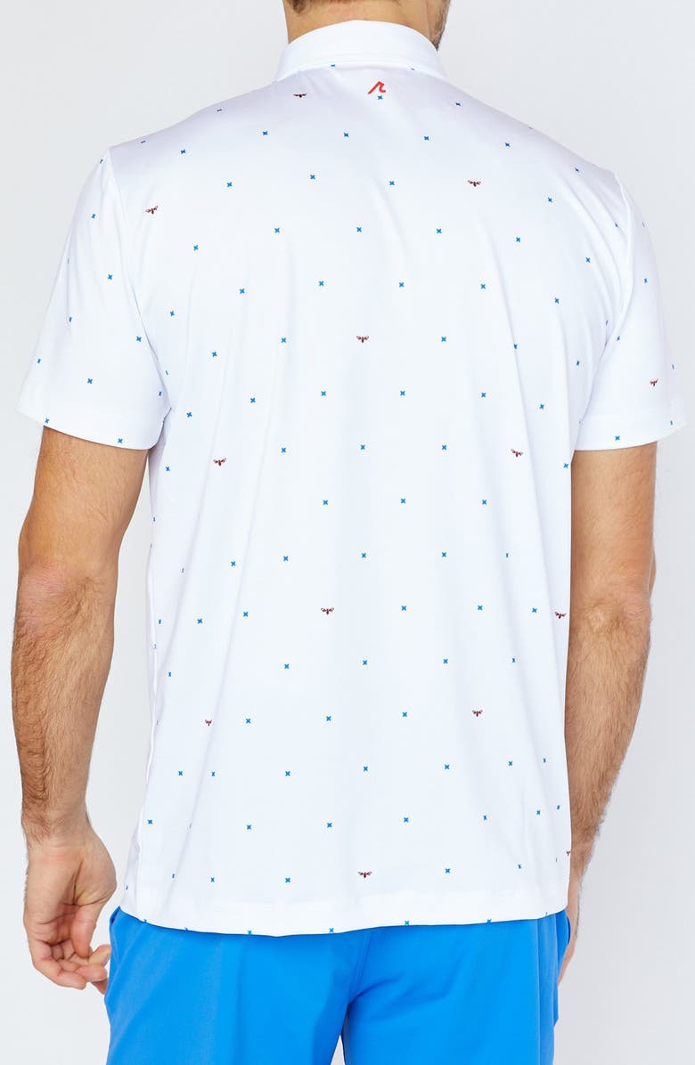 Redvanly Grant Geo x Bee Golf Polo, Alternate, color,