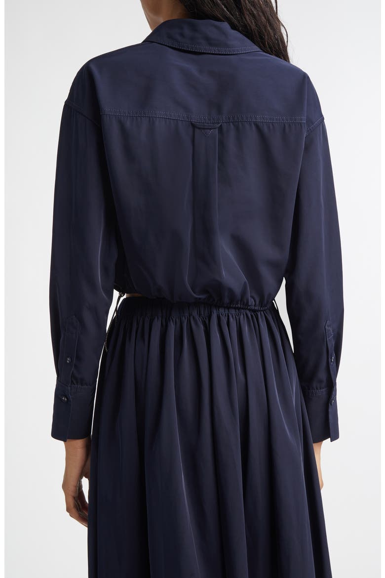 Wilfred Crop Shirt, Alternate, color, NAVY