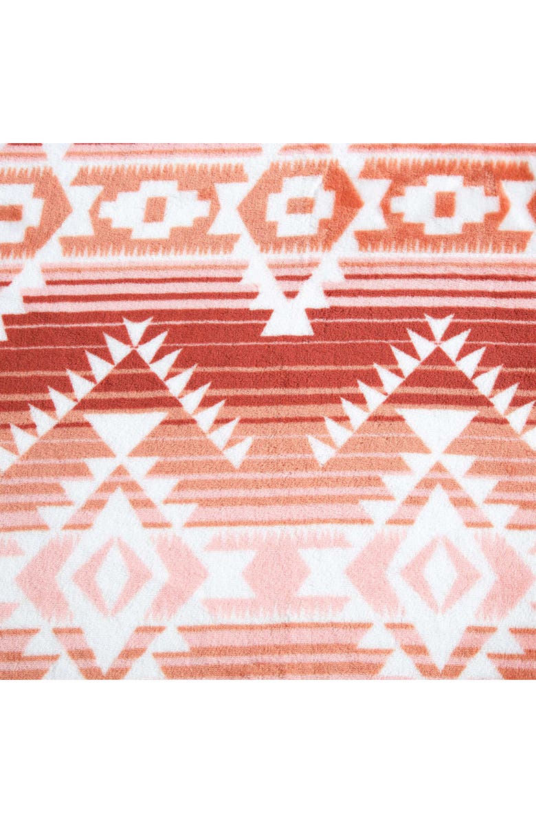 Wrangler Jericho Peach Throw Blanket, Alternate, color, Pink/ Red