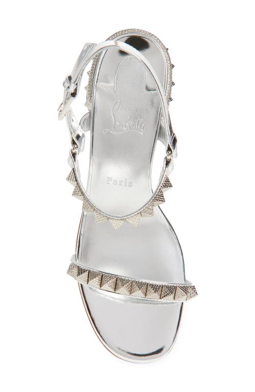 Christian Louboutin Sandal Pyrasand 30 In Silver