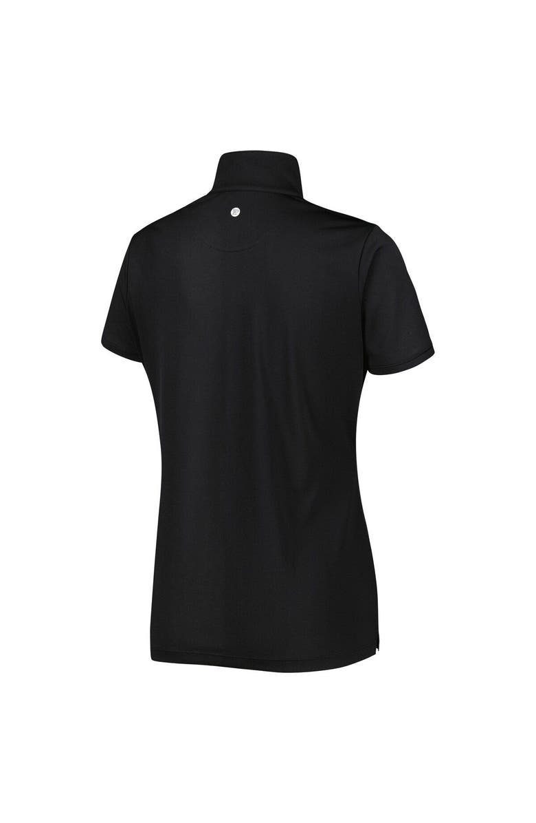 EP NEW YORK Women's EP New York Black Kentucky Derby 150 Quarter-Zip Mock Neck Polo, Alternate, color, 