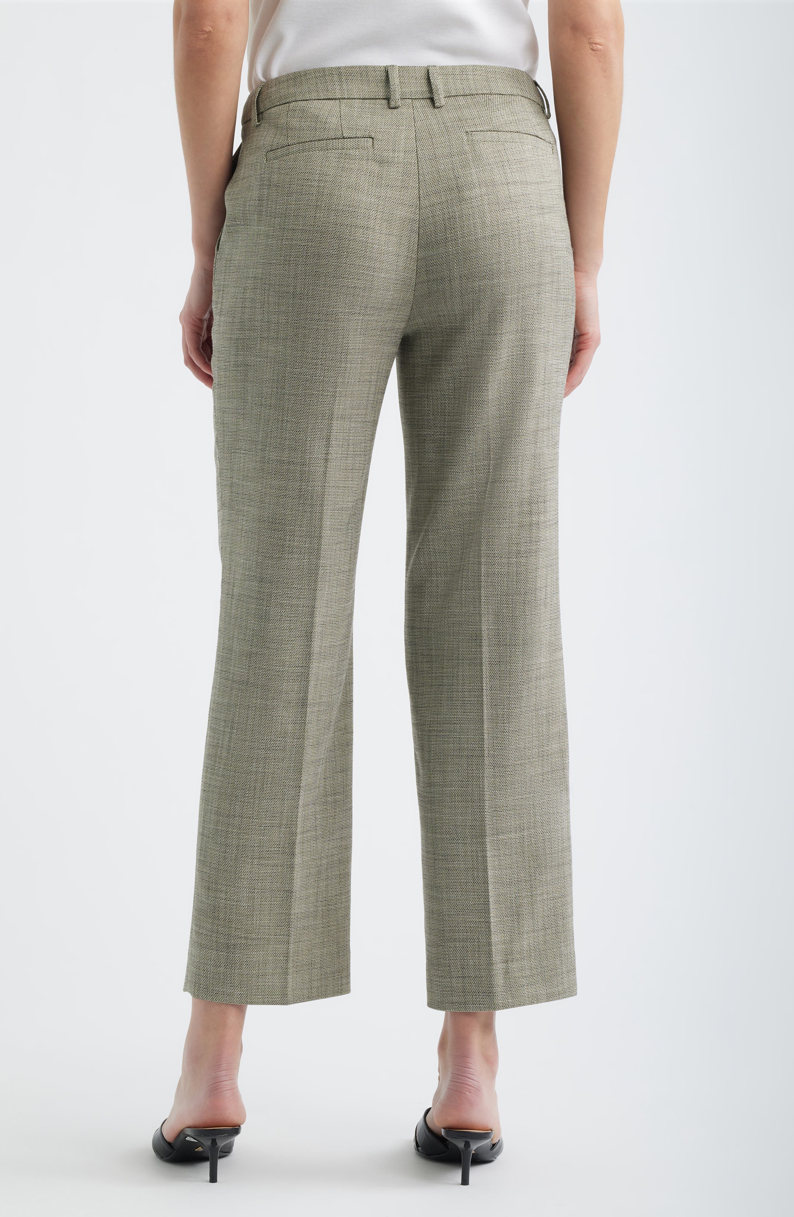 Slash Pocket Straight Leg Pants - image 2
