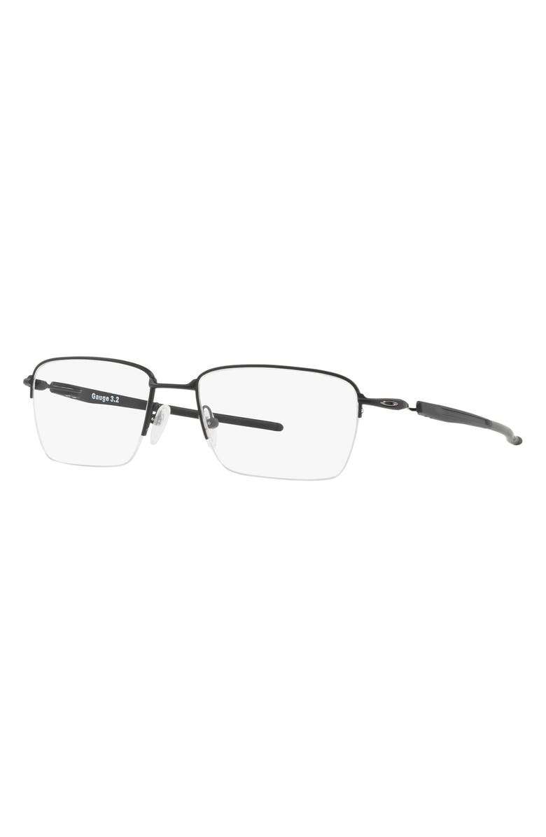 Oakley Gauge 3.2 Blade 54mm Semi Rimless Rectangular Optical Glasses, Alternate, color,
