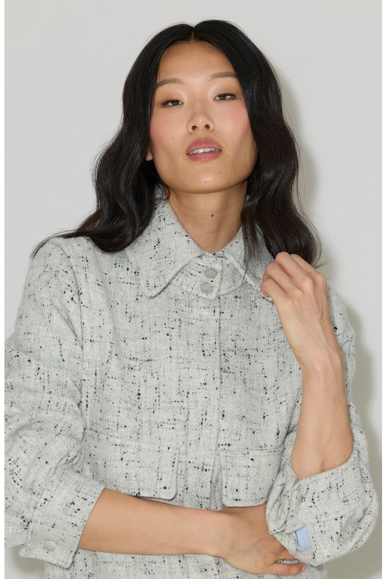 Gene Wool Shirt Jacket, Alternate, color, ASH-NIGHT BLUE