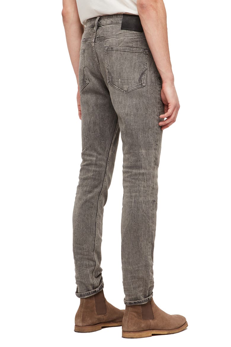Cigarette Skinny Fit Jeans, Alternate, color, GREY