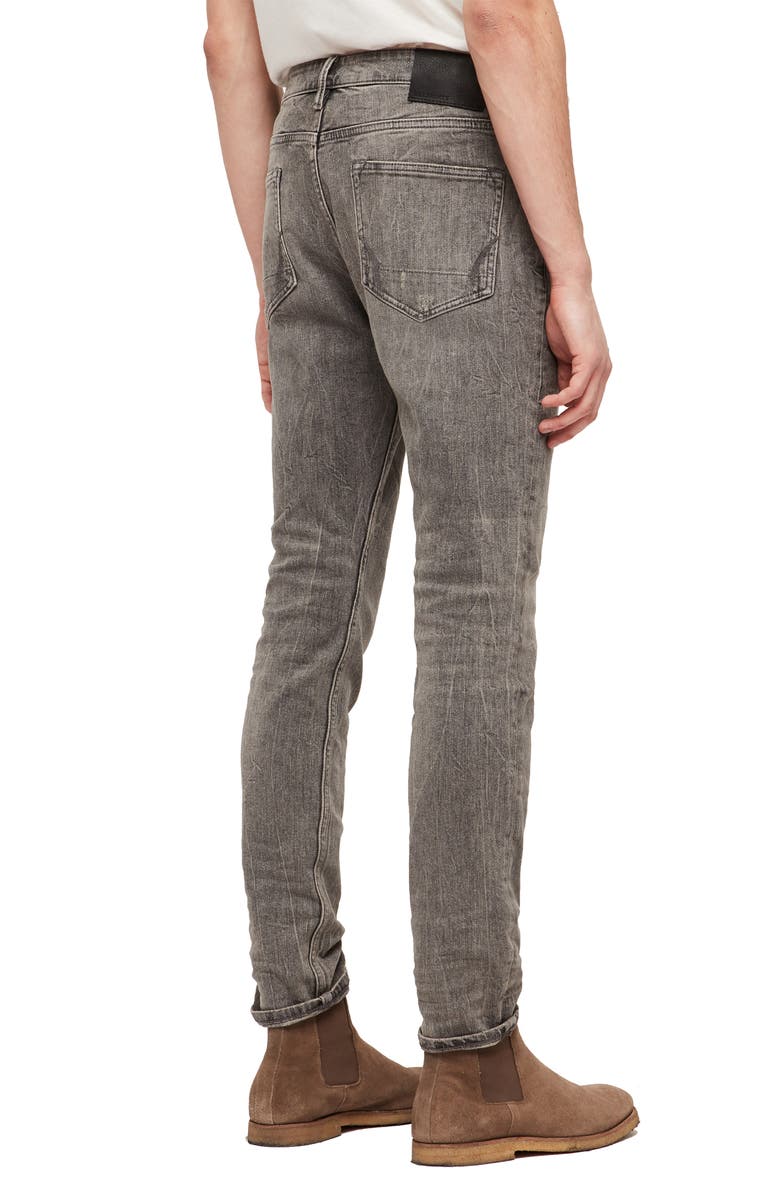 AllSaints Cigarette Skinny Fit Jeans, Alternate, color, 