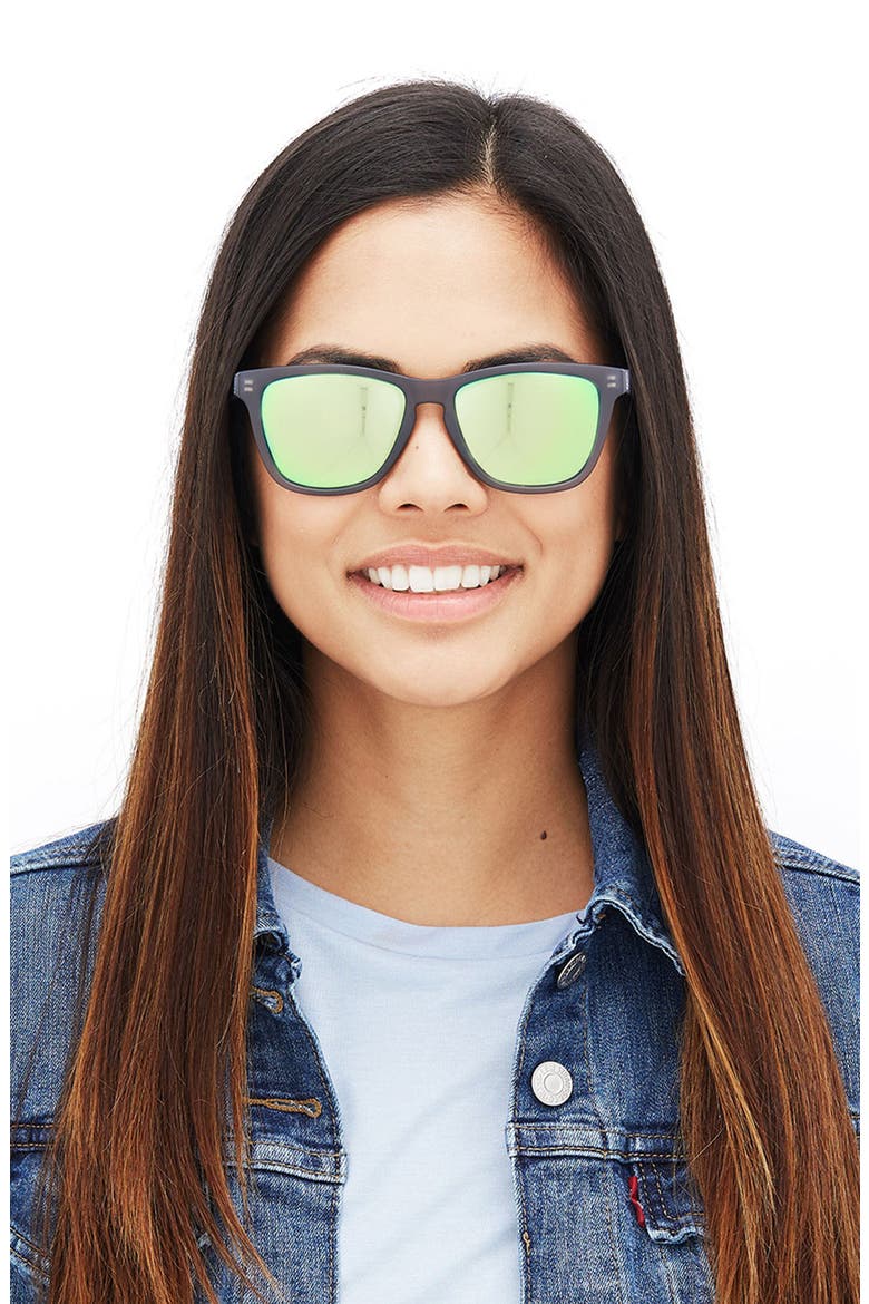 Headland 53m Polarized Sunglasses, Alternate, color, BLACK / BLACK