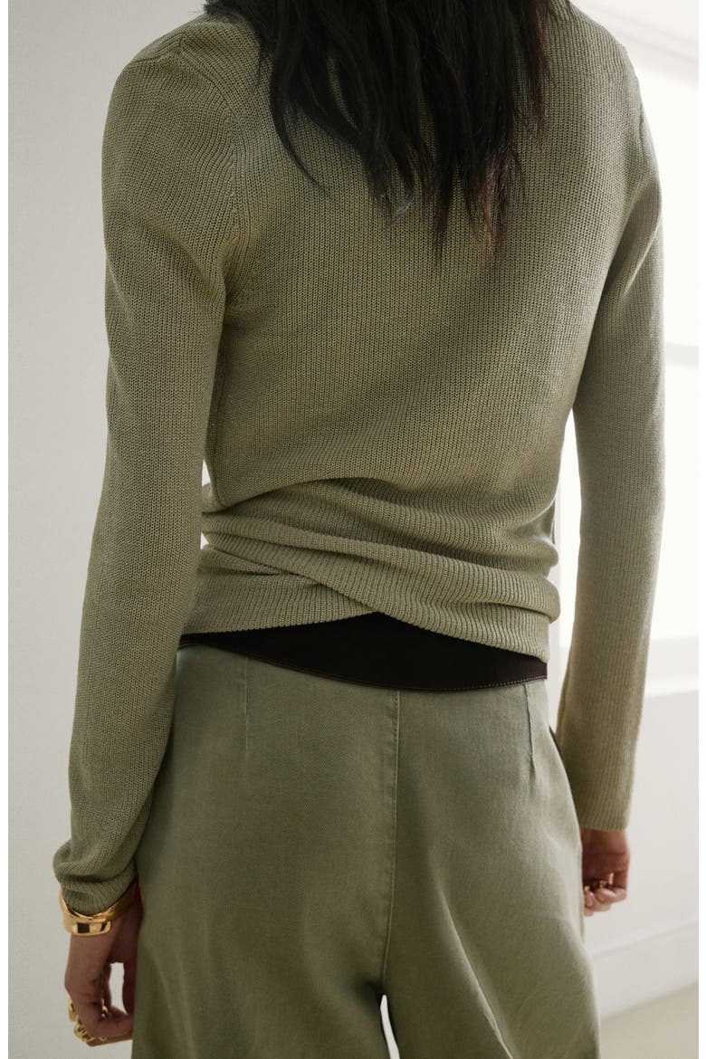 Side Tie Wrap Cardigan, Alternate, color, AQUA GREEN