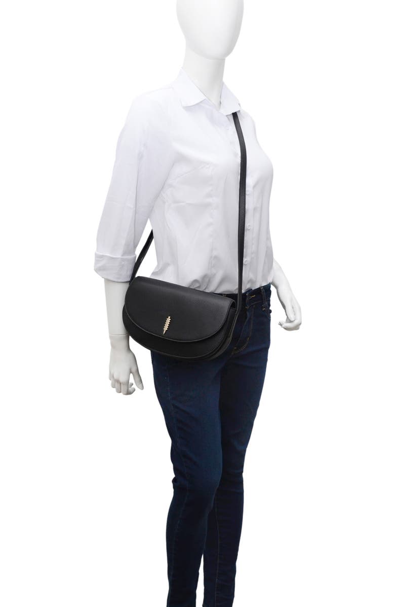 Thacker Taylor Pebbled Leather Crossbody Bag, Alternate, color,