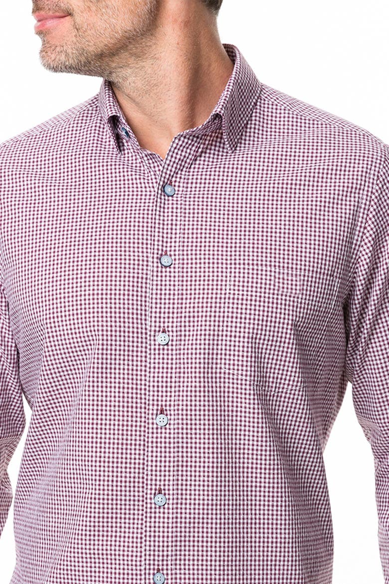Glenariffe Long Sleeve Shirt, Alternate, color, BURGUNDY