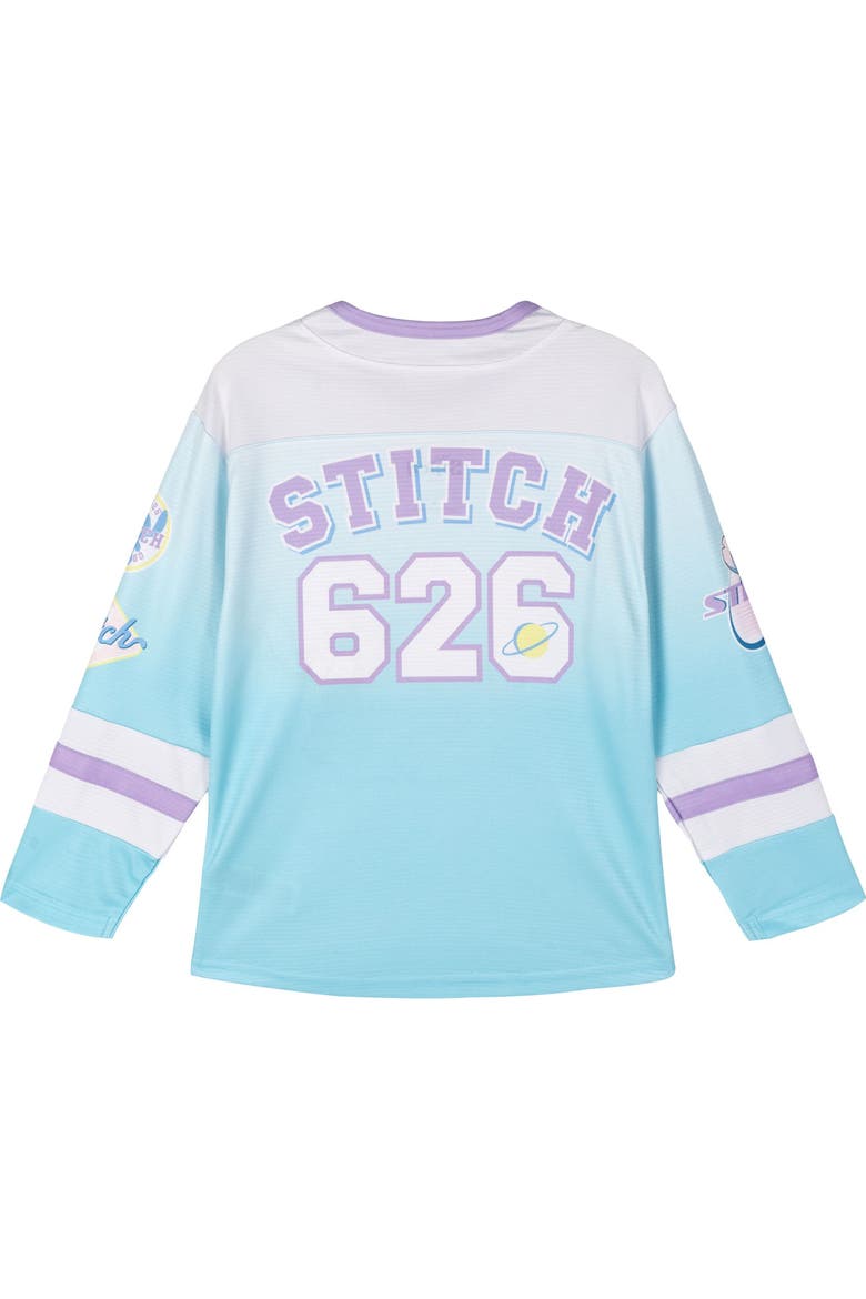 Lilo & Stitch Hockey Jersey, Alternate, color, Ombre Blue Stitch