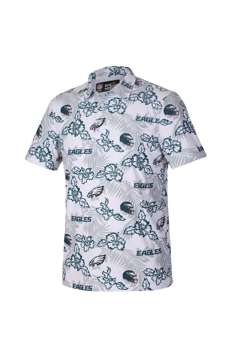 Reyn Spooner Men's Reyn Spooner White Philadelphia Eagles Pua Performance Game Day Polo, Alternate, color, White