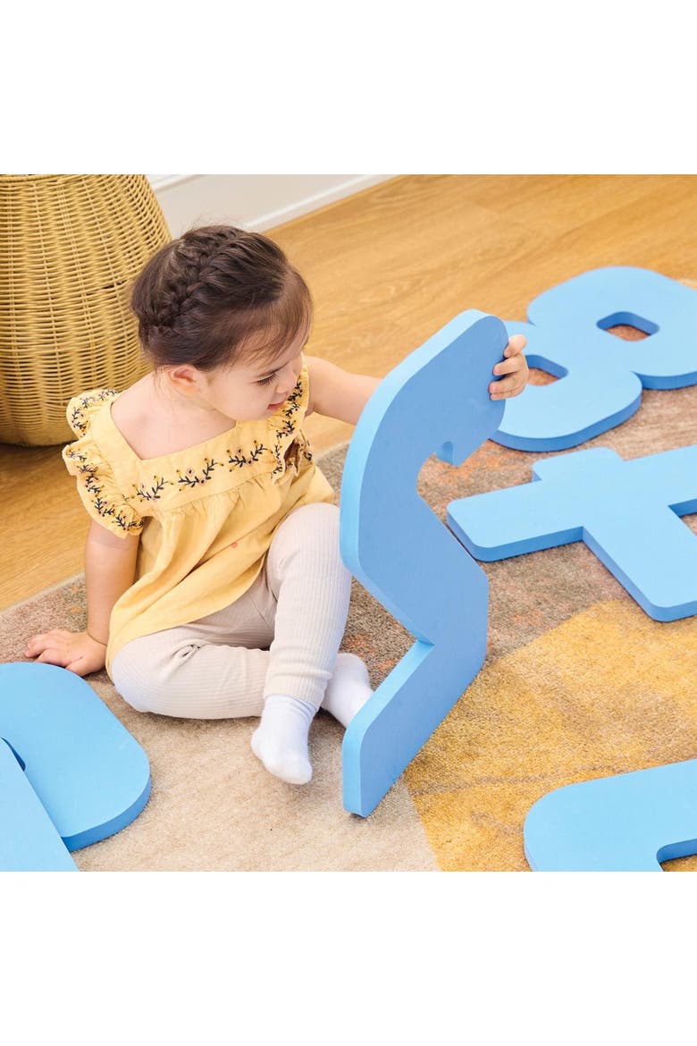 Jumbo Foam Numbers 0-9, Alternate, color, Blue