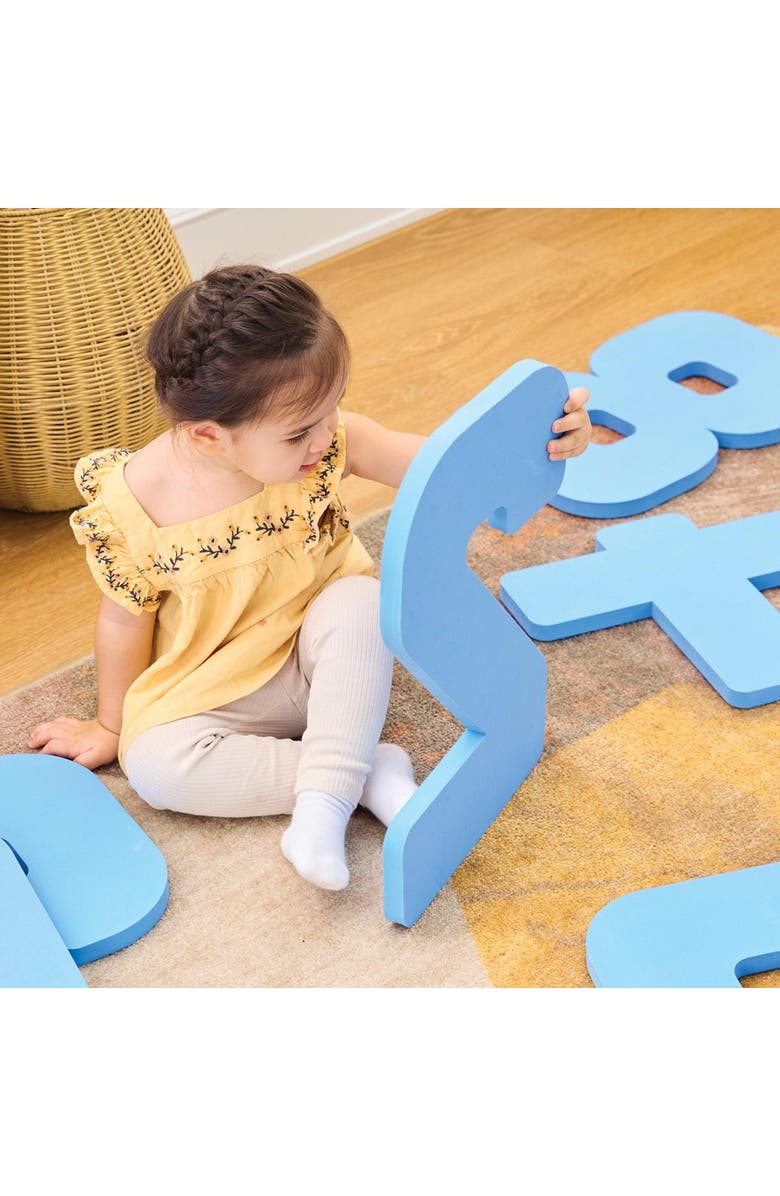 Kaplan Early Learning Company Jumbo Foam Numbers 0-9, Alternate, color, Blue