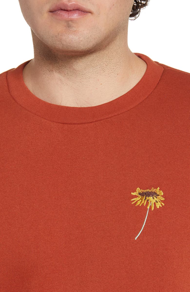 Bonobos Dandelion Embroidered Sweatshirt, Alternate, color, 