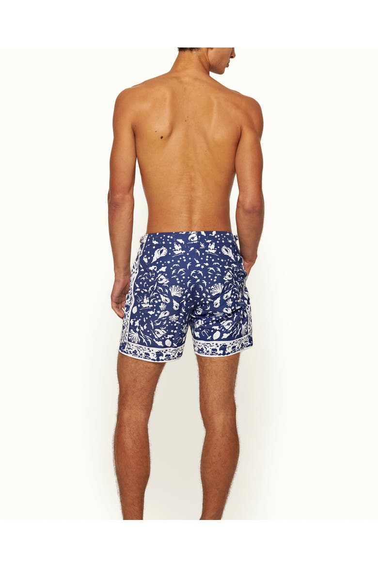 Bulldog Tailored-Fit Swim Shorts, Alternate, color, River Blue