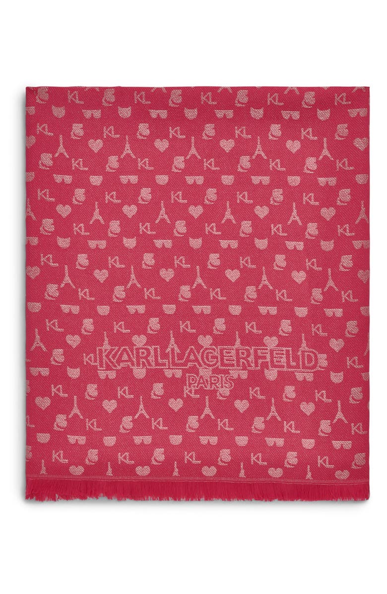 Metallic Logo Scarf
