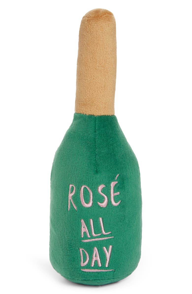 Haute Diggity Dog Woof Clicquot Rosé Dog Toy, Alternate, color, Green