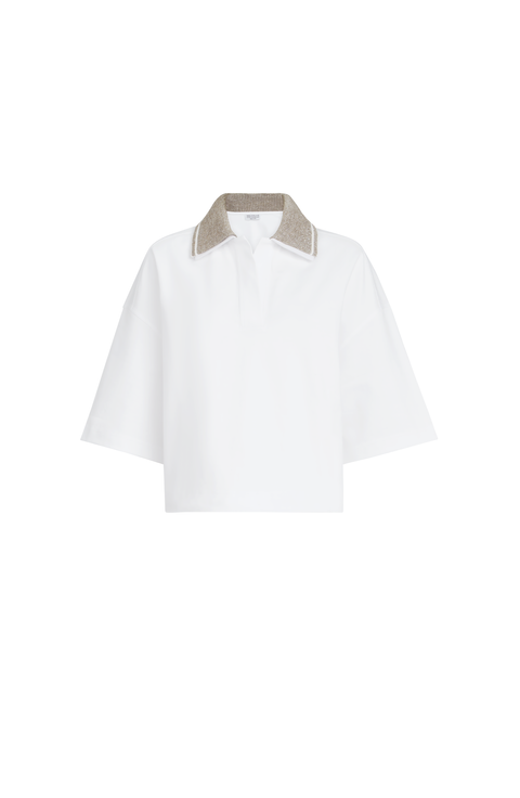 Couture interlock polo shirt