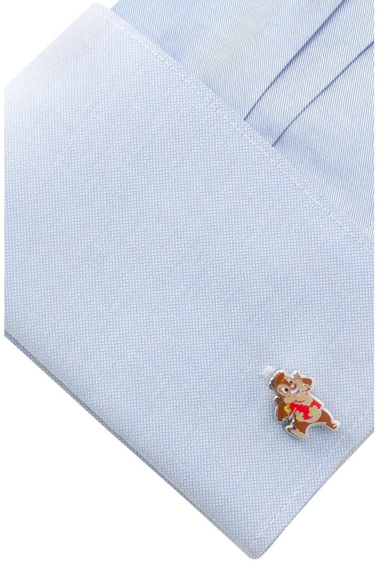 Chip & Dale Cuff Links, Alternate, color, SILVER MULTI