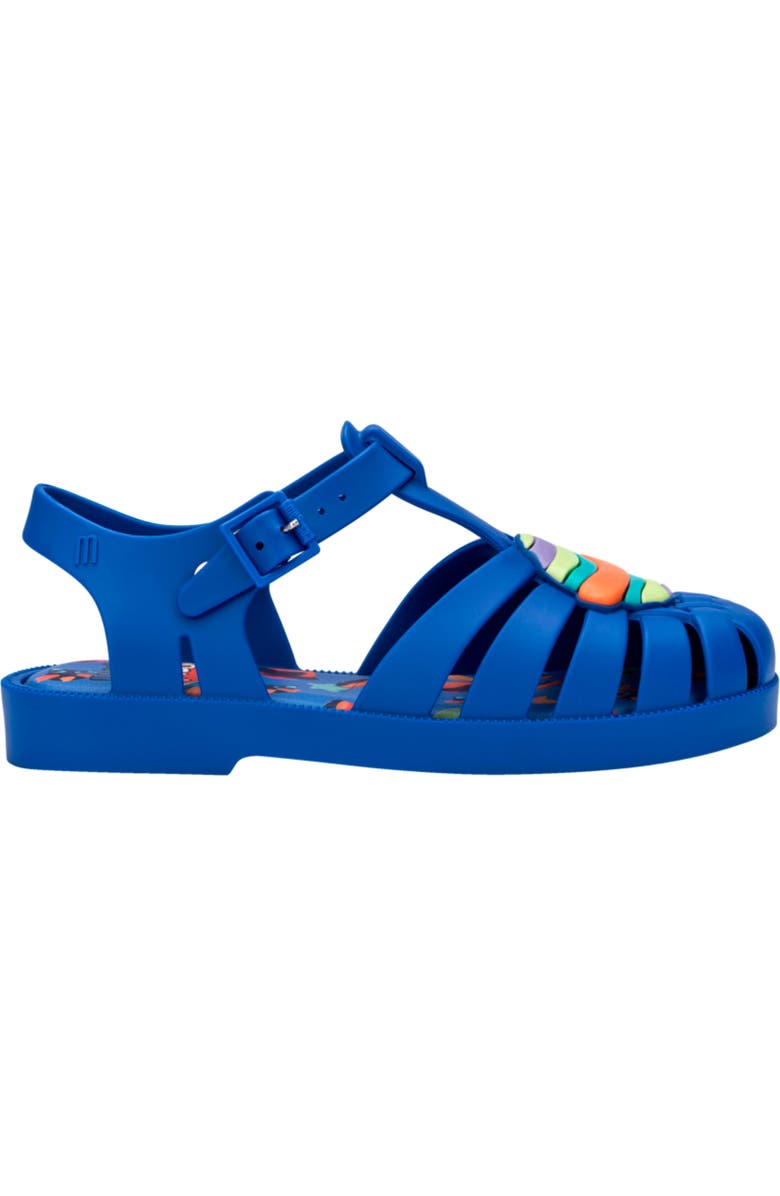 Mini Melissa Kids' Possession Play Fisherman Sandal, Alternate, color, Blue Matte