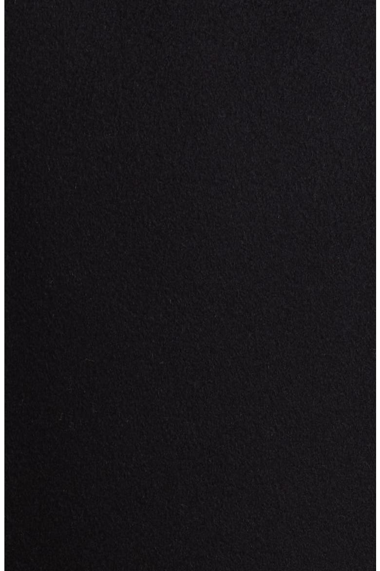 Holland Longline Wool Coat, Alternate, color, BLACK