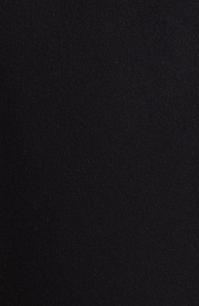 Fleurette Holland Longline Wool Coat, Alternate, color, Black