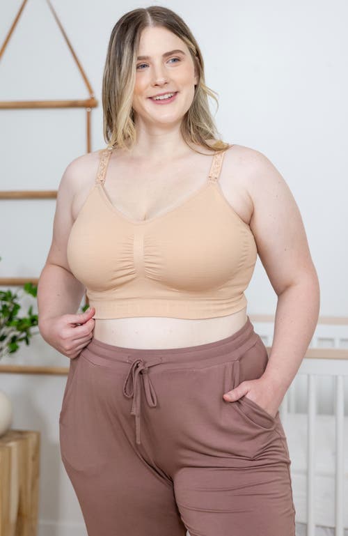 Kindred Bravely Busty Sublime Hands-free Pumping & Nursing Bra In Neutral