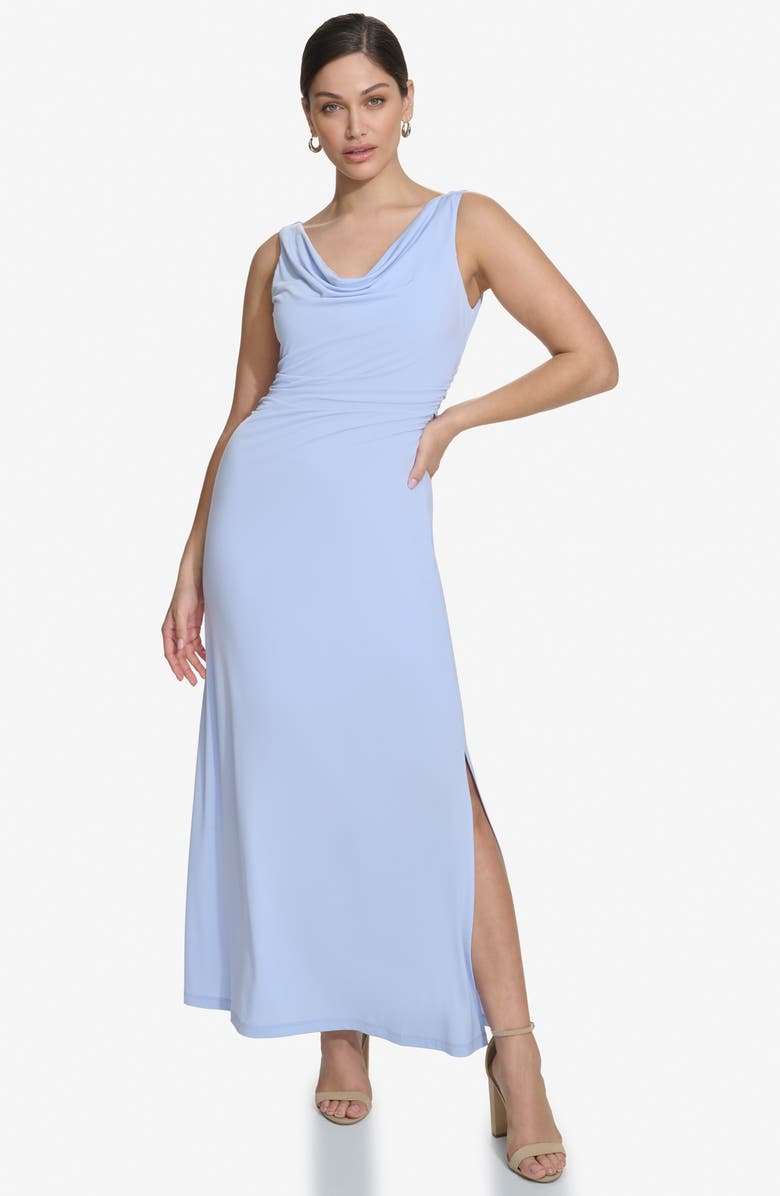 Kensie Cowl Neck Midi Sundress, Alternate, color,