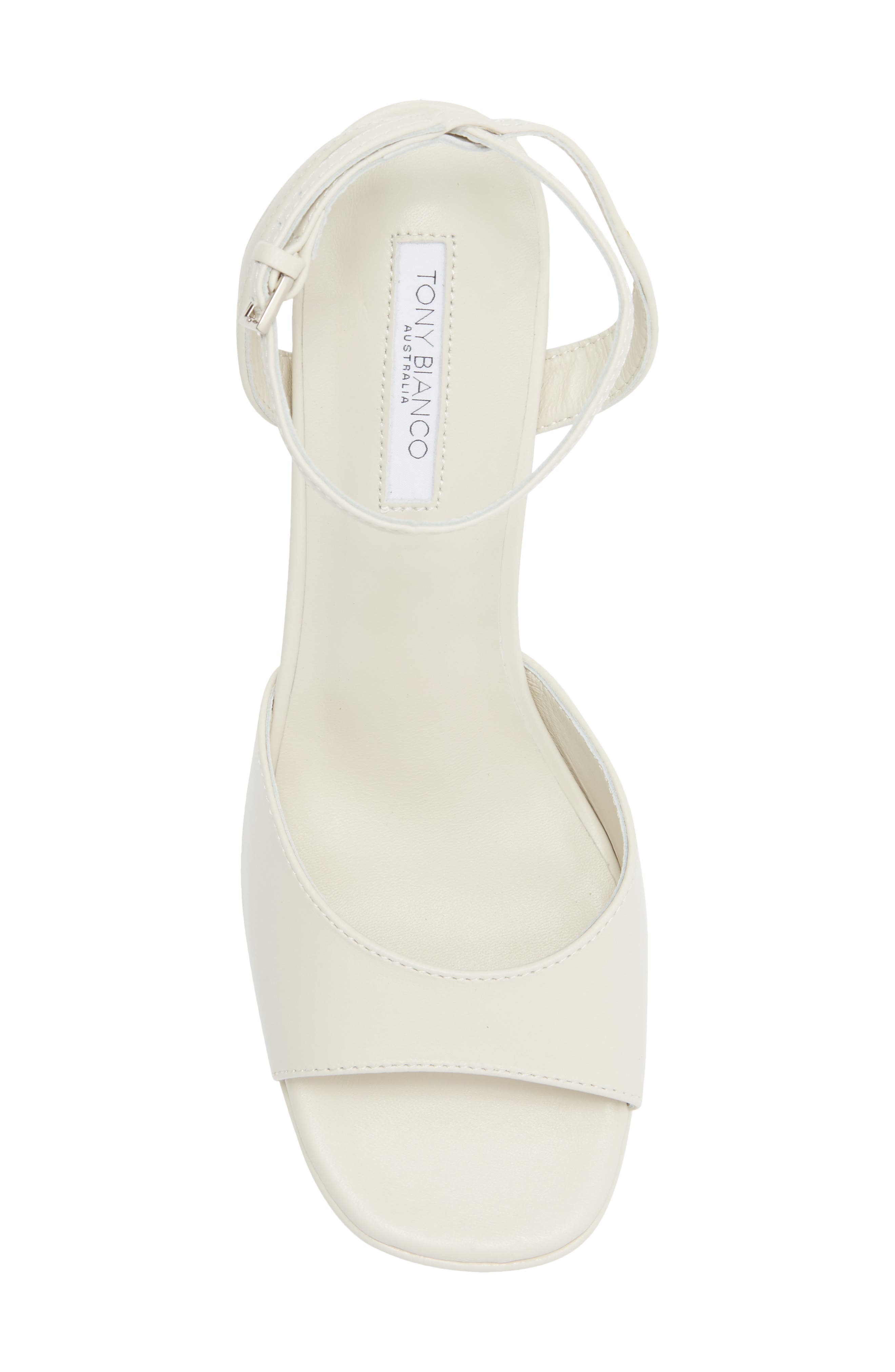Freya Ankle Strap Slide Sandals, Alternate, color, DOVE NAPPA