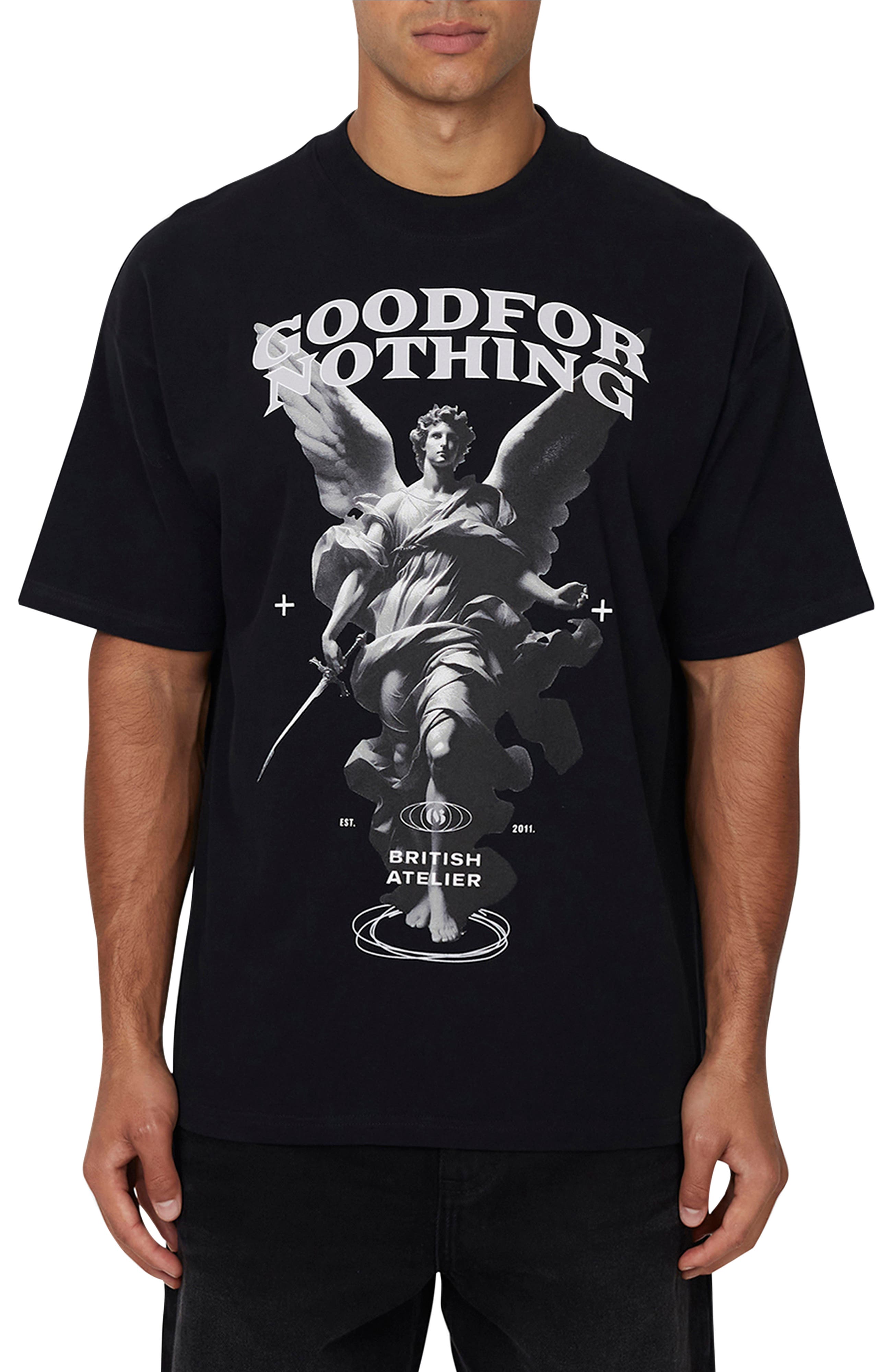 Statue Print Relaxed T-shirt