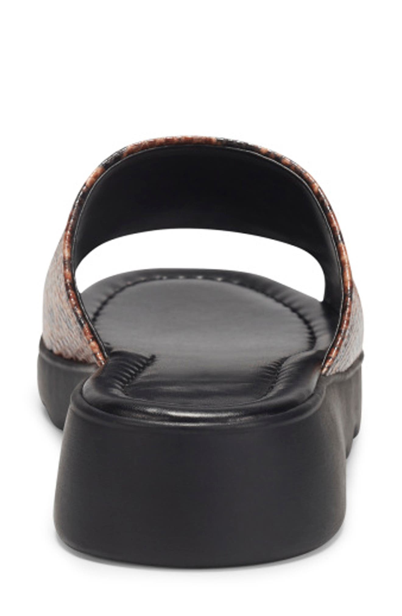 Wanza Slide Sandal, Alternate, color, BROWN SNAKE