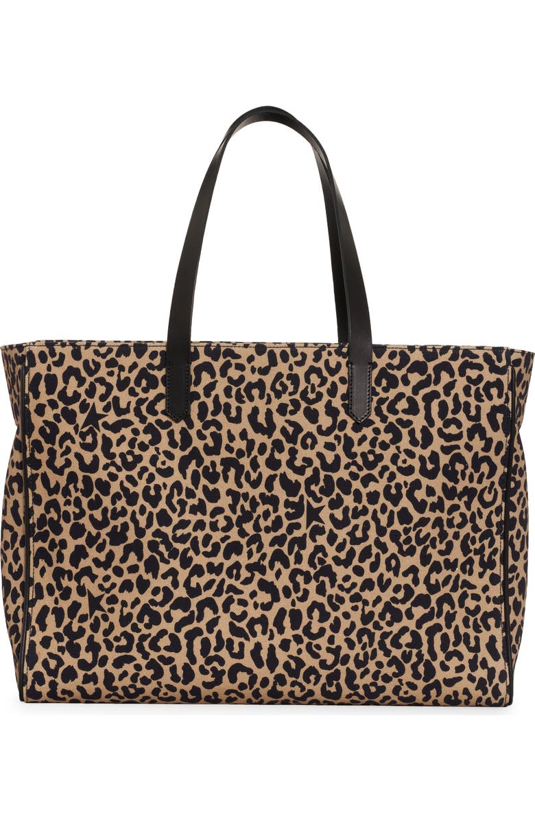 Golden Goose California East/West Canvas Shopper Tote, Alternate, color,