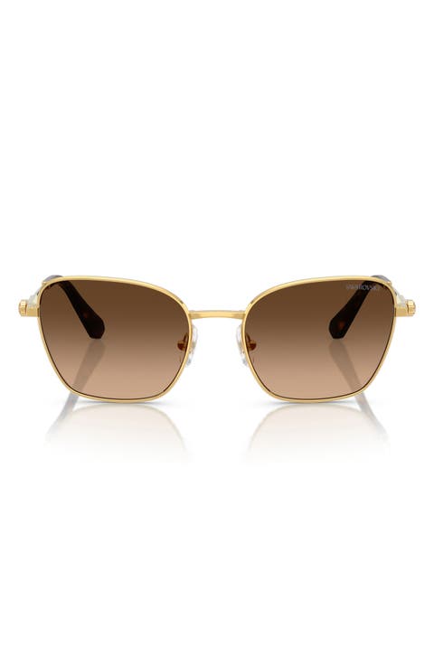 55mm Gradient Pilot Sunglasses