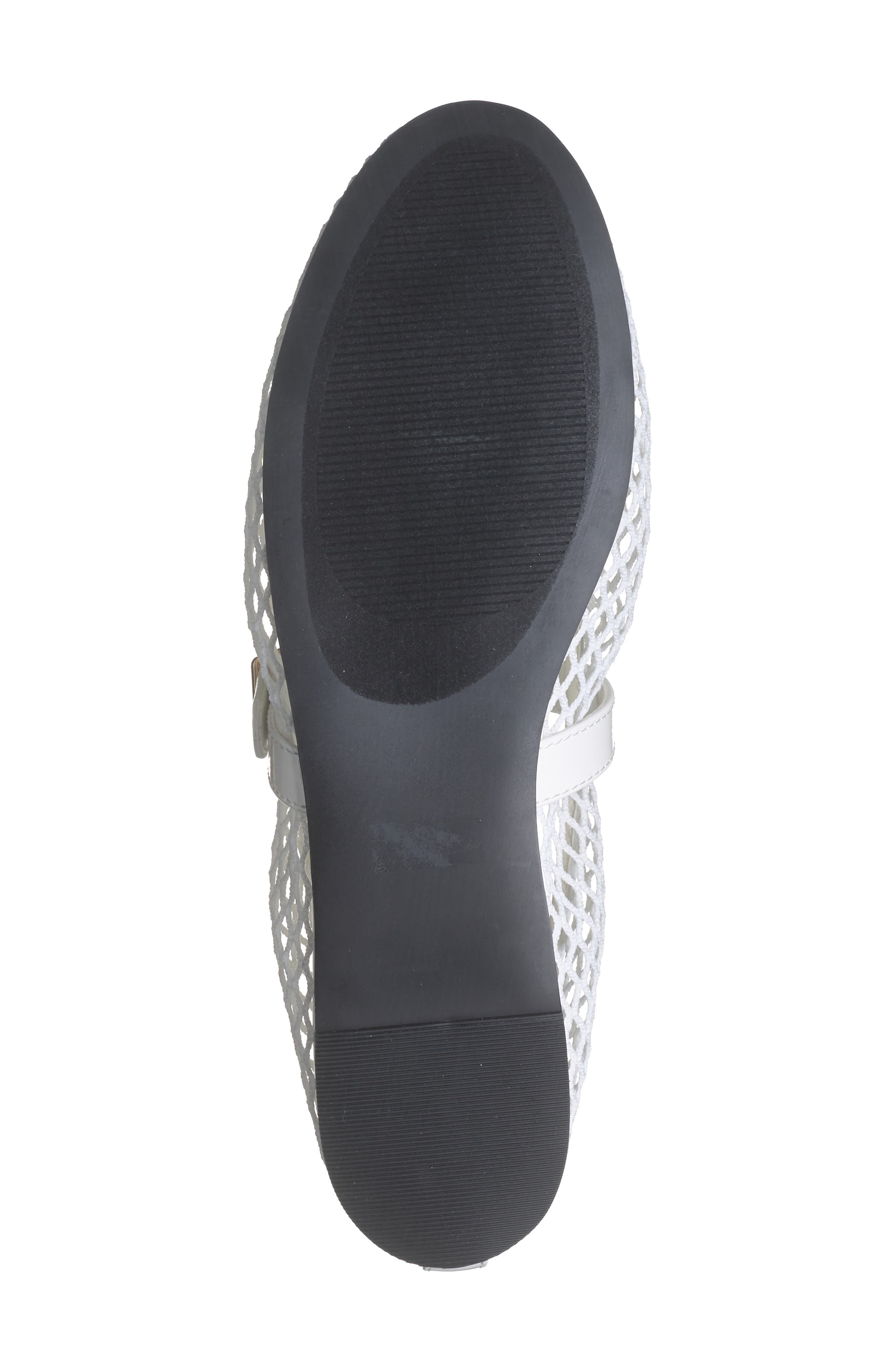 Abound Amari Mesh Ballet Flat, Alternate, color, White Ice