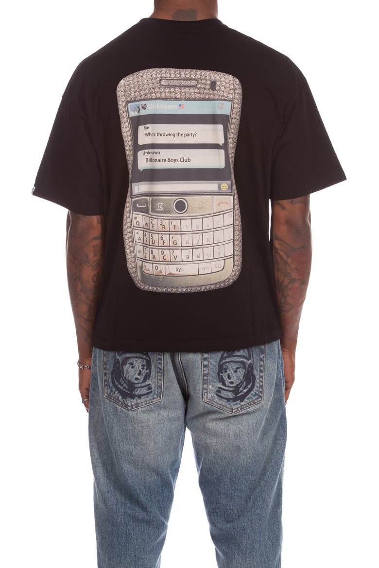 Text Graphic T-Shirt, Alternate, color, BLACK