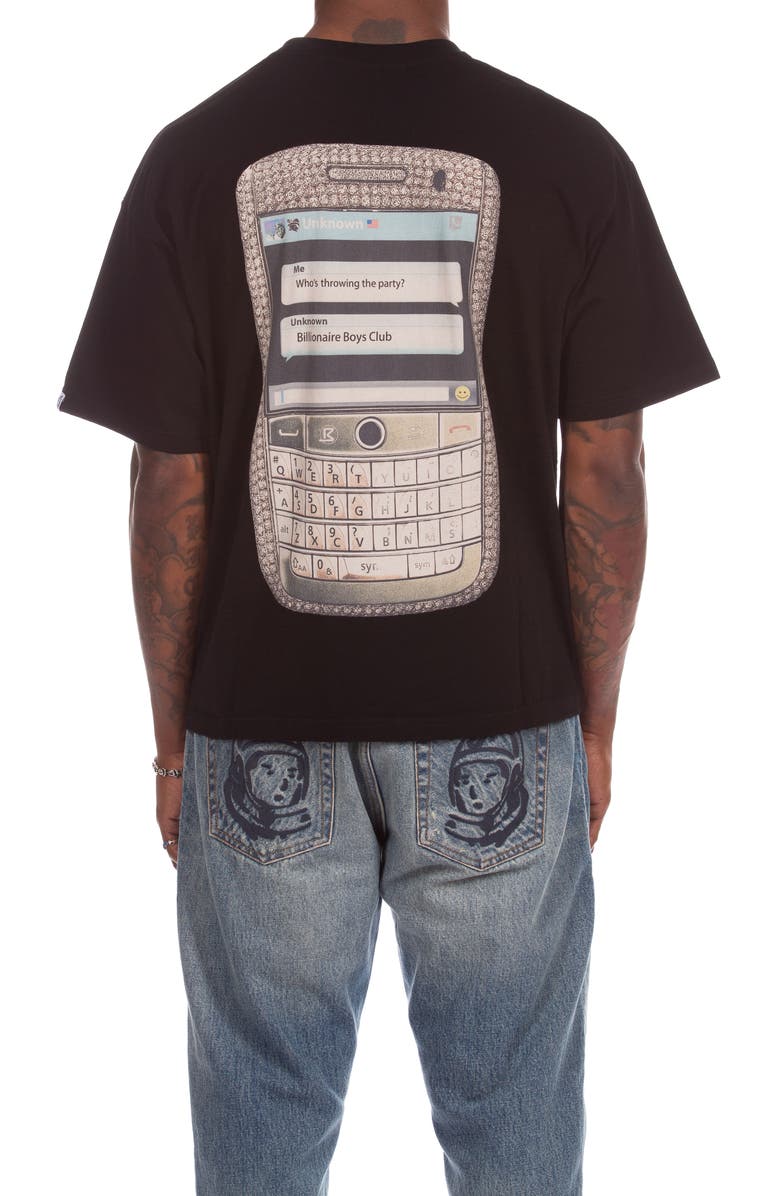 Billionaire Boys Club Text Graphic T-Shirt, Alternate, color, Black