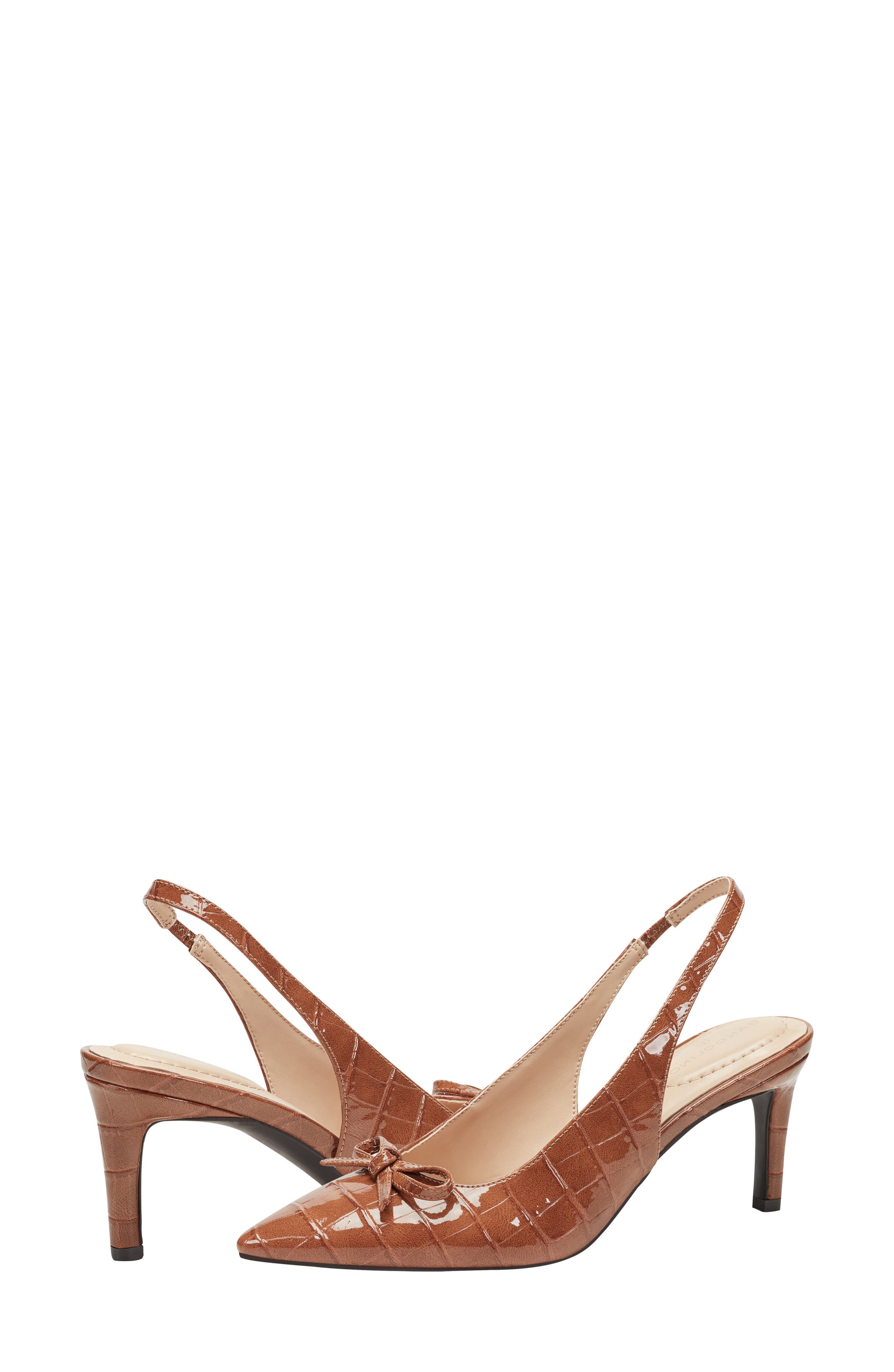 Shane Slingback Pump, Alternate, color, MEDIUM NATURAL EMBOSSED