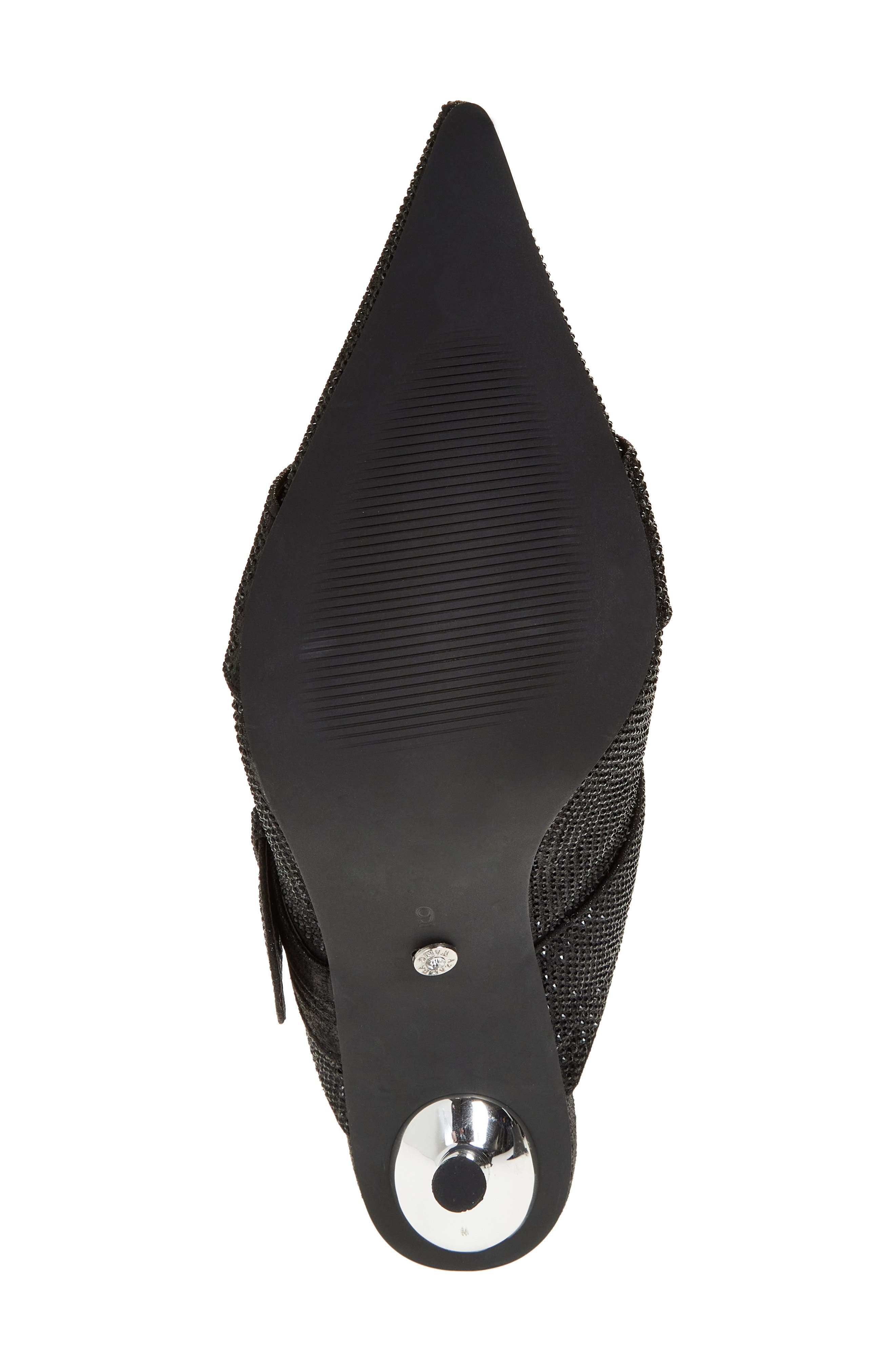 AZALEA WANG Sayge Rhinestone Buckle Strap Mule Pump, Alternate, color, 