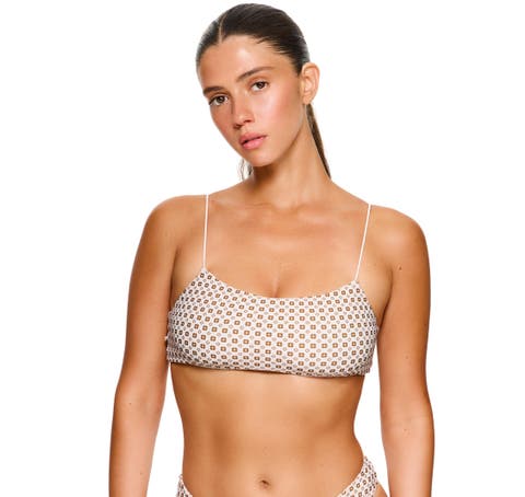 Love Notes Reversible Scoop Neck Bikini Top Swimsuit