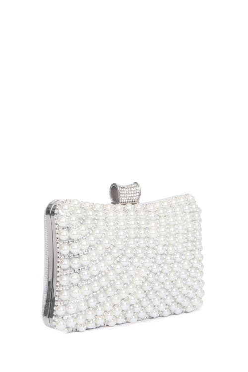 Lauren Lorraine Adore Clutch In Silver