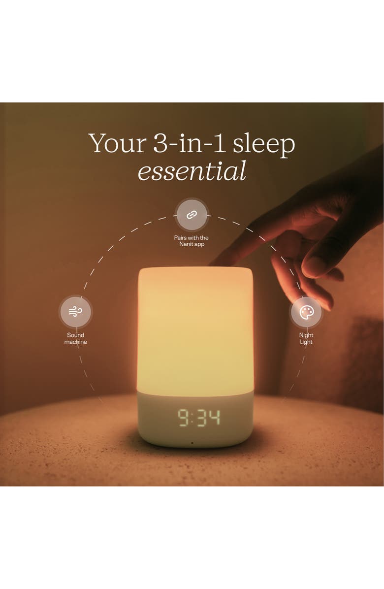 Nanit Sound & Light Machine, Alternate, color, White