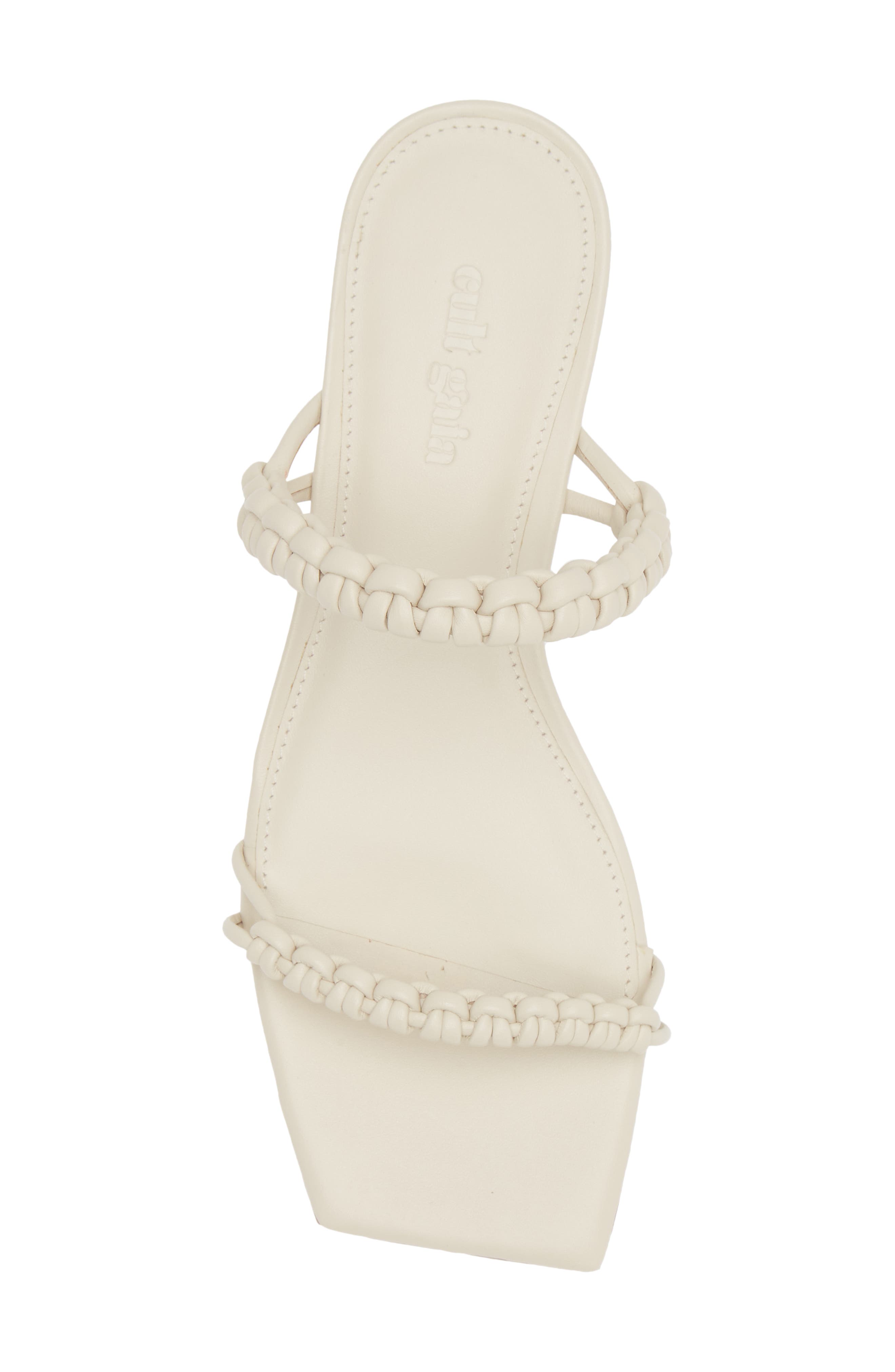 Cult Gaia Milo Slide Sandal, Alternate, color, Off White