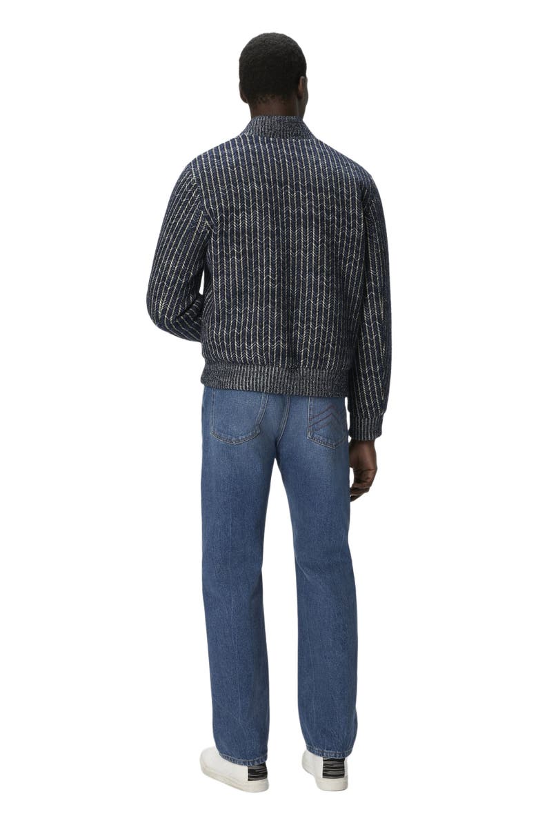 Missoni Zigzag Bomber Jacket, Alternate, color, Blue & Grey