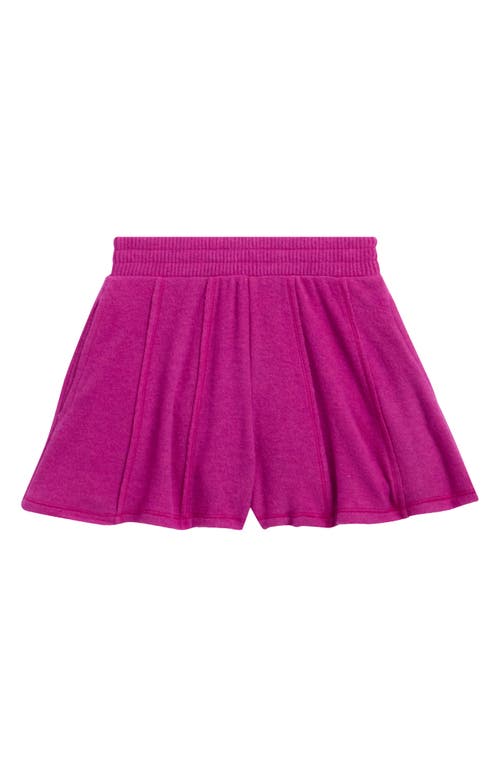 Tenly Kids' Hacci Pleated Pull-on Pants In Pink