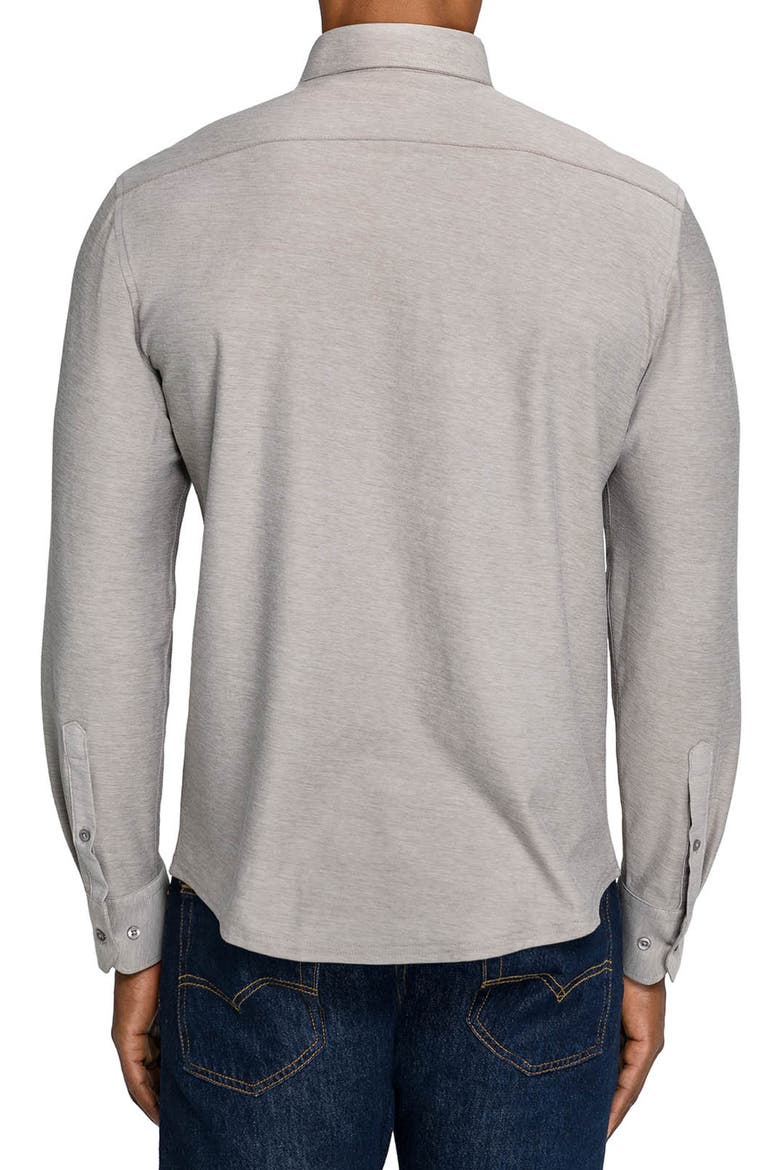 Solid Mapleton Luxe Cross Dyed Long Sleeve Shirt, Alternate, color, TAN