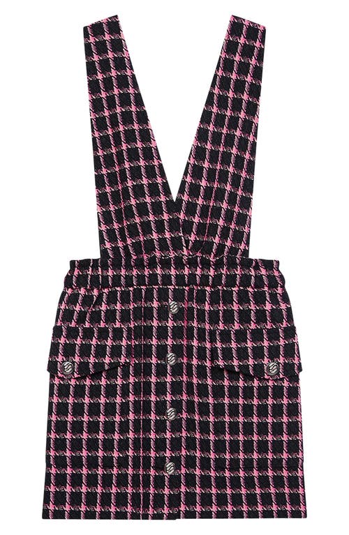 Maje Womens Roses Ritrite Checked Strap Woven Mini Dress 10 In Multi